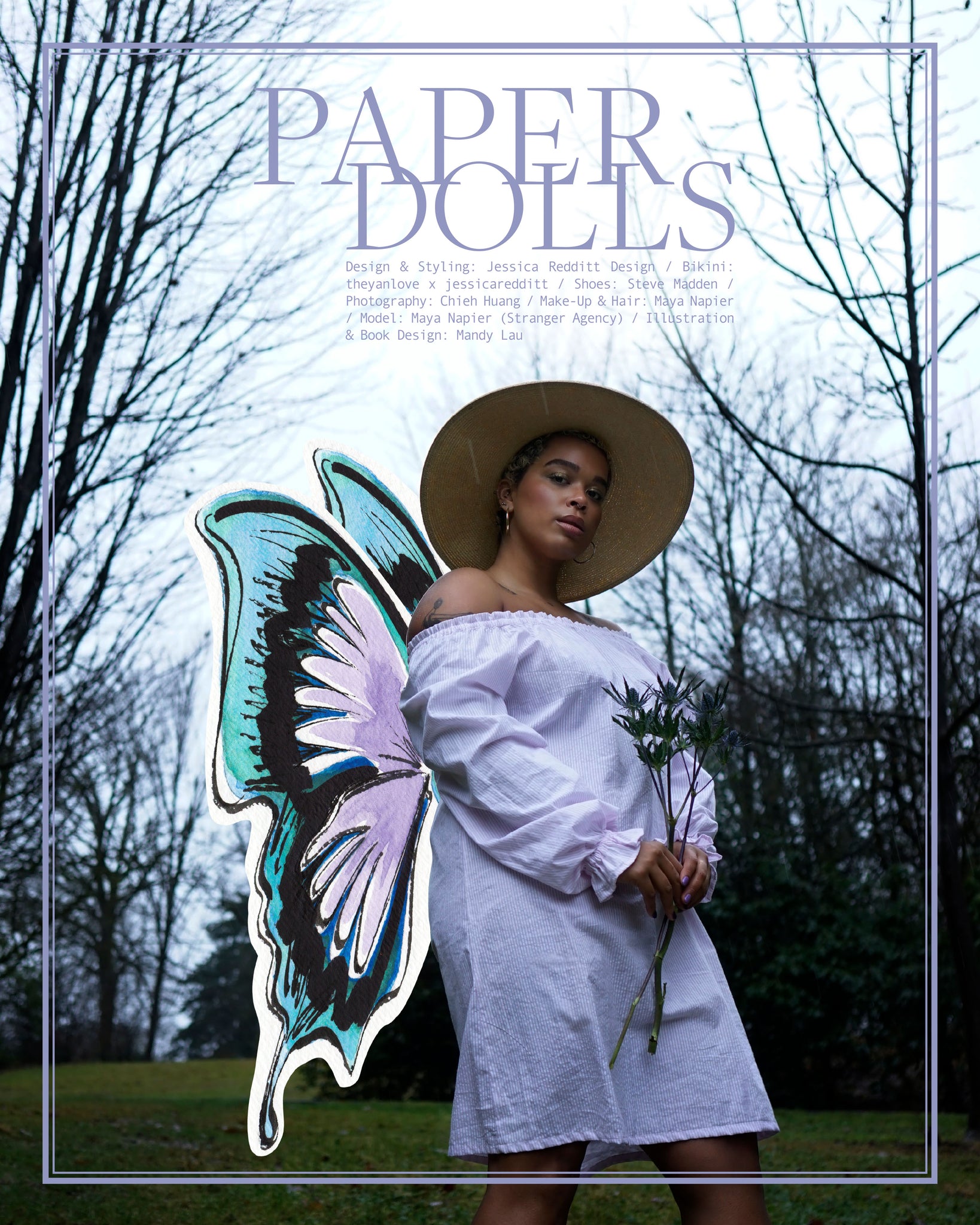 Paper Dolls: A Published Fashion Editorial in Flanelle Magazine